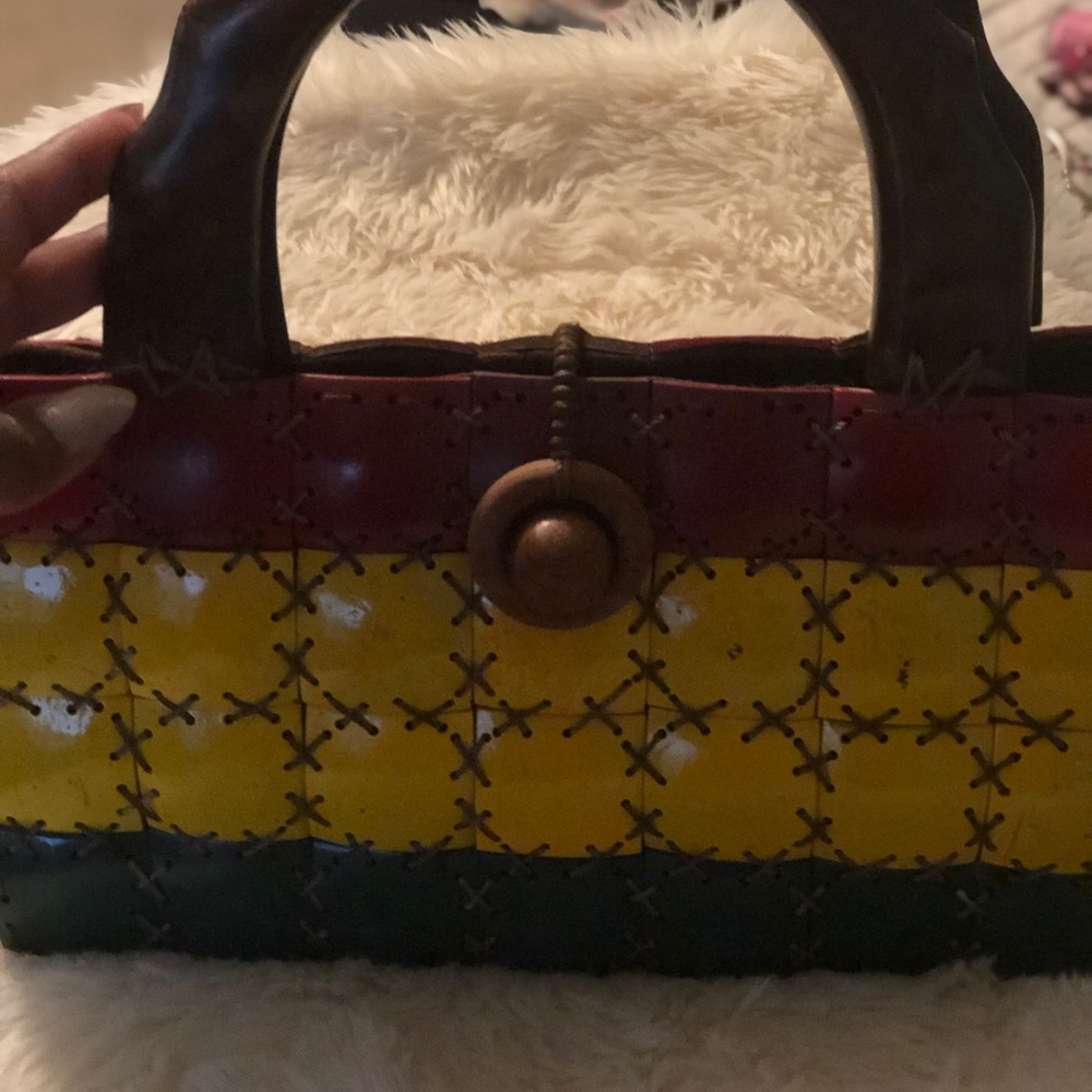 Handmade shell handbag